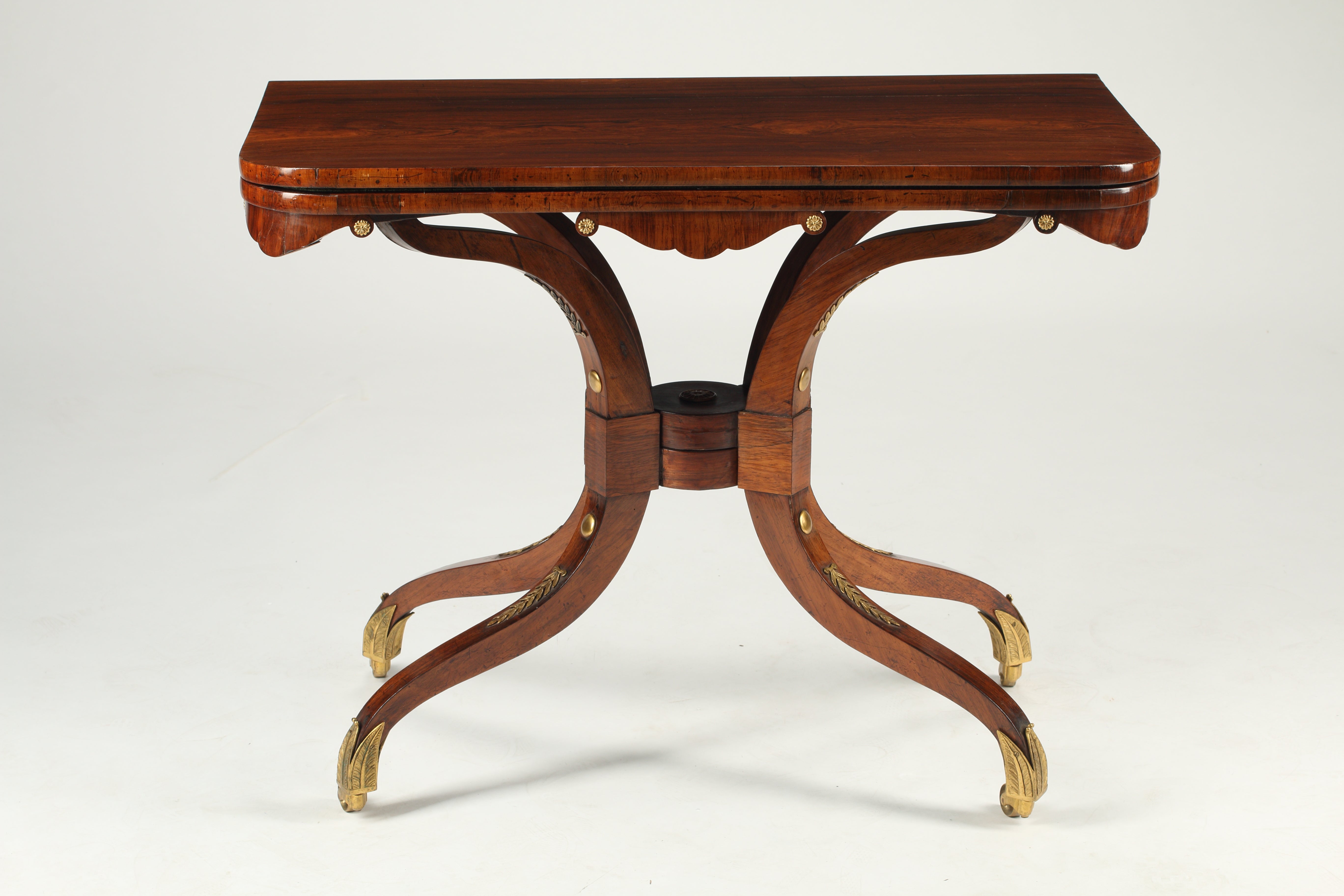 George II Walnut Games Table, Irish