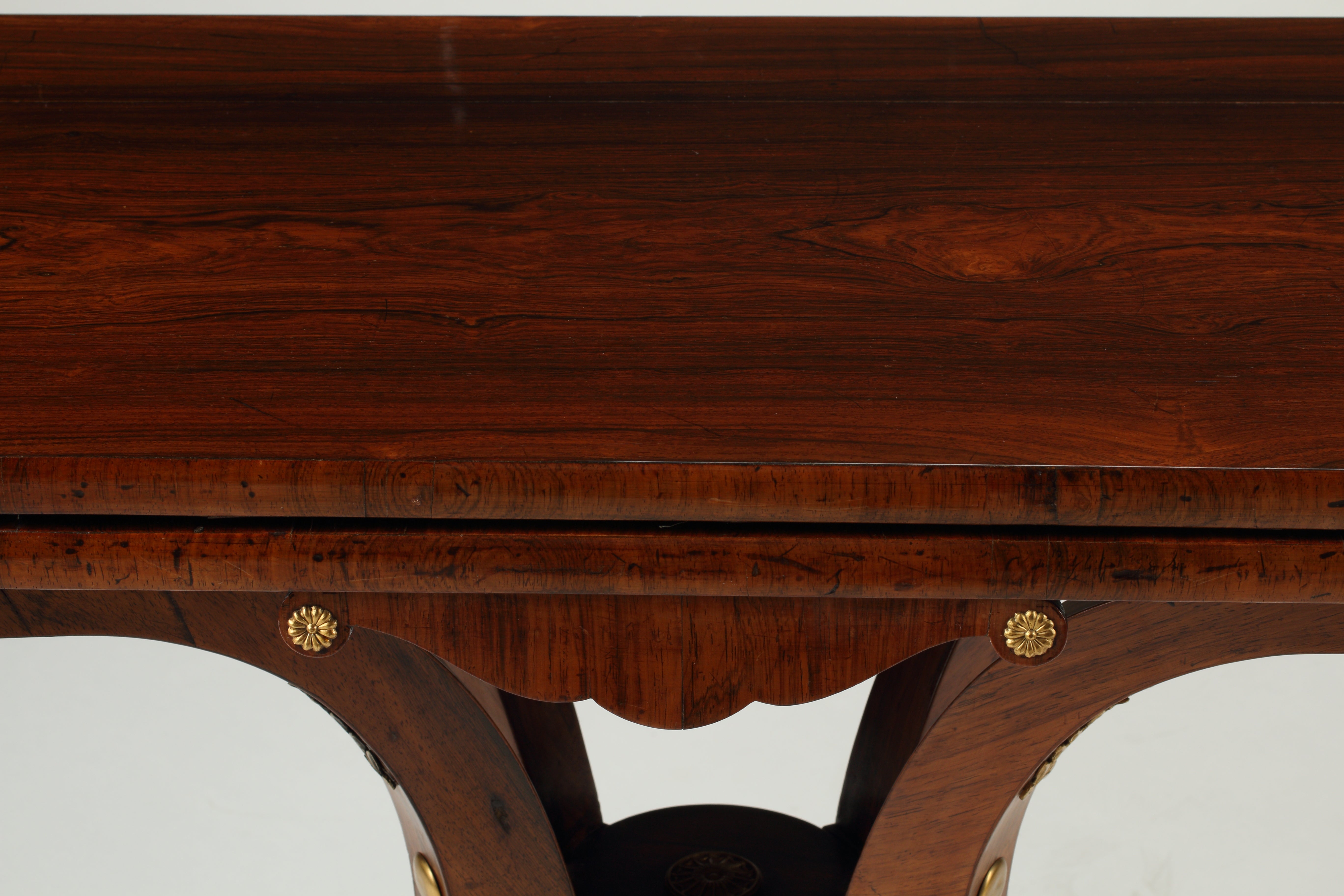 George II Walnut Games Table, Irish