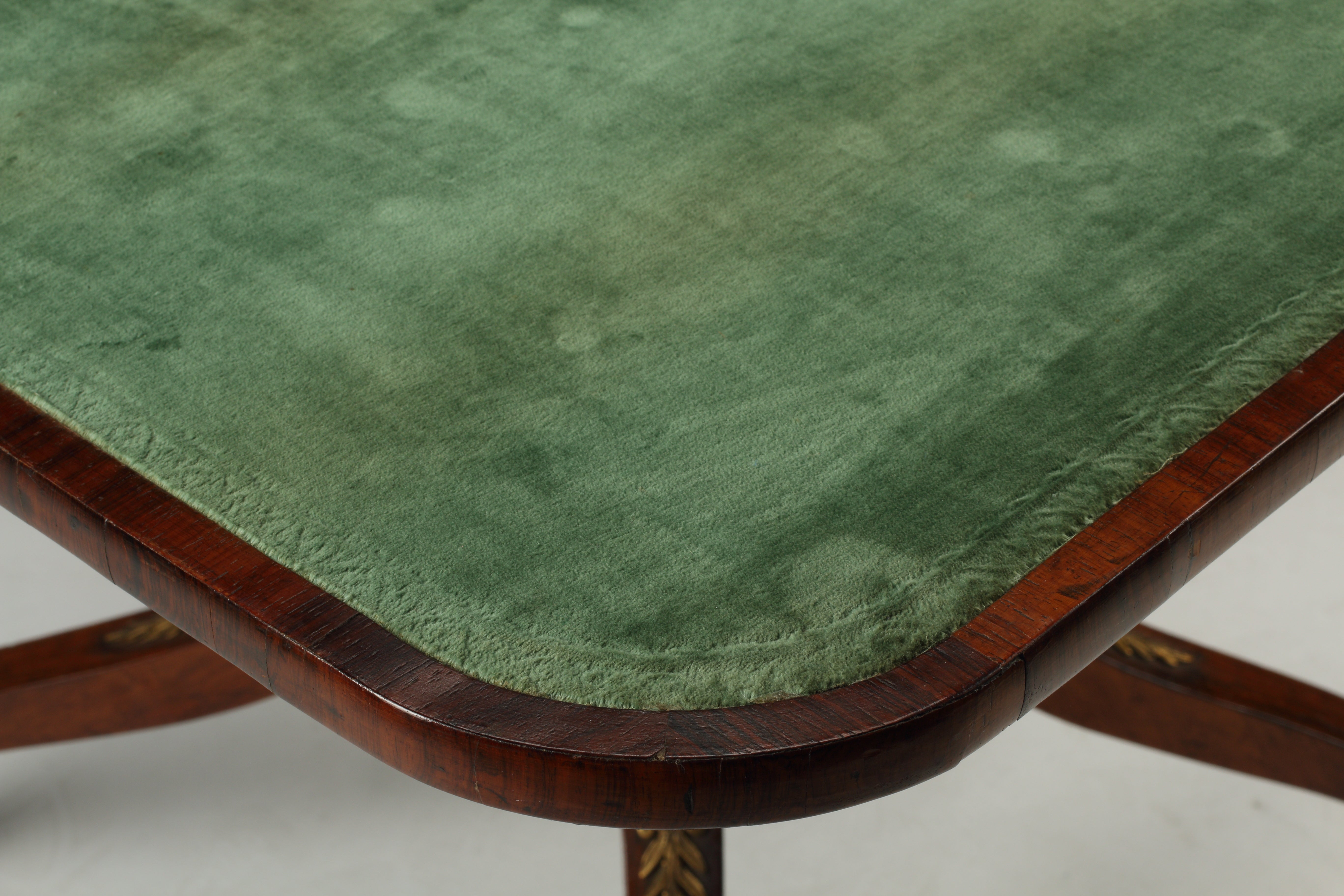 George II Walnut Games Table, Irish