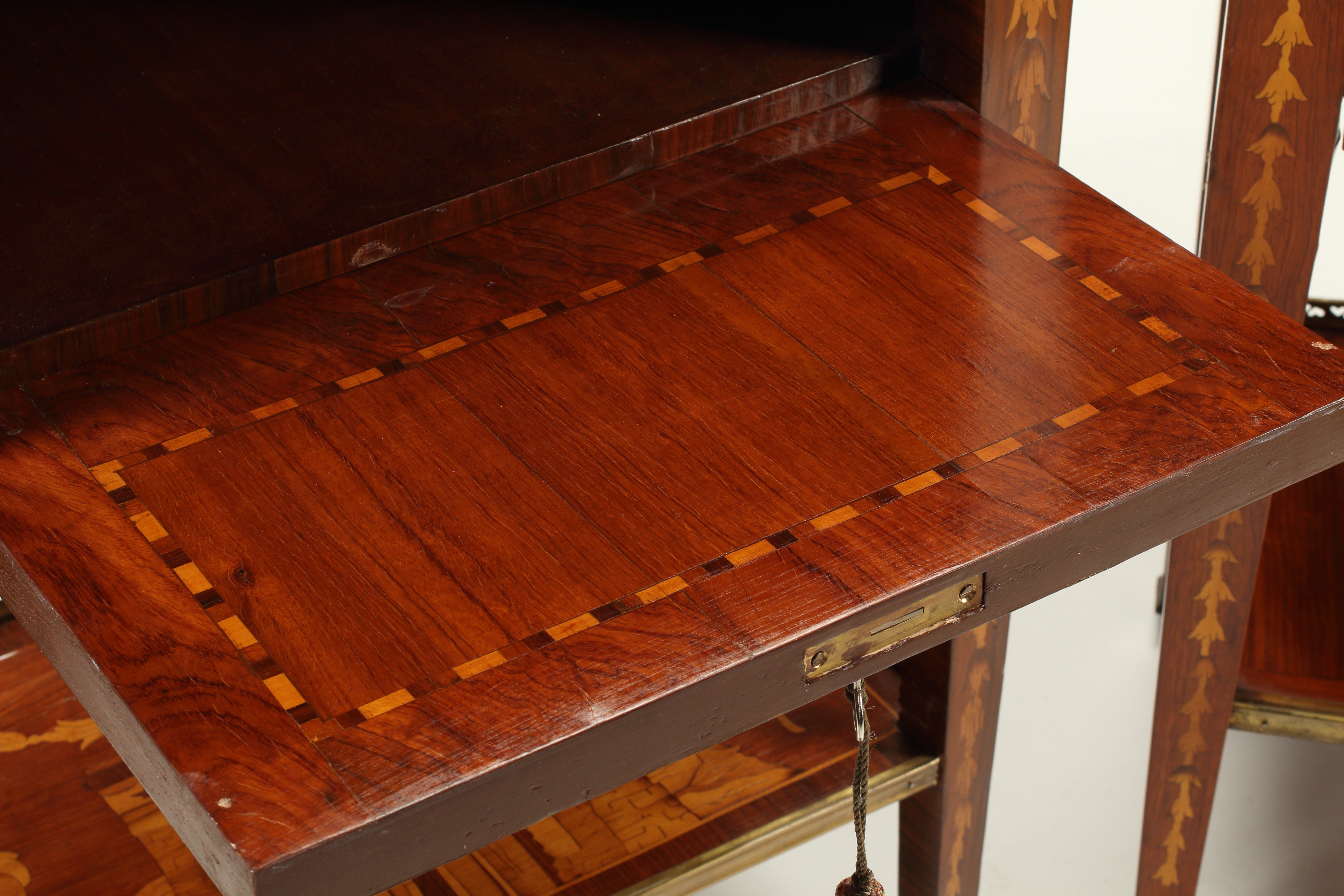 Pair of Topino Style Night Stands or Side Tables, Late 19th Century French