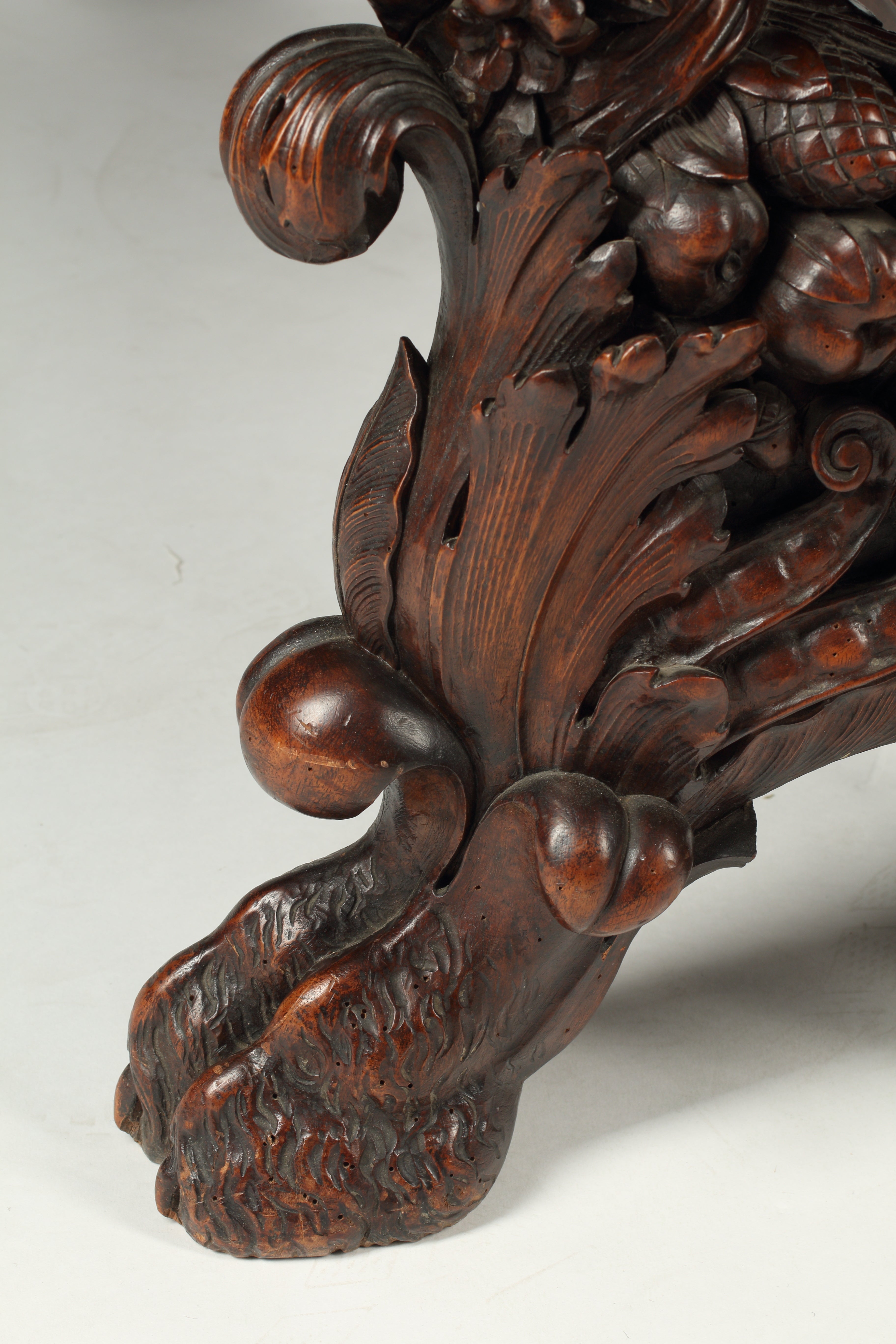 Walnut Spanish Trestle Table, 18th-19th Century